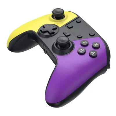 (Purple Orange) Bluetooth Wireless Gamepad for Switch Motor Vibration Gamepad for Android Mobile