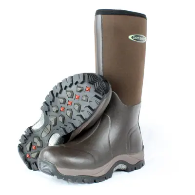 (10 UK EU44, Brown) Dirt Boot Unisex Neoprene Wellington Muck Boot Pro-Sport Wellies