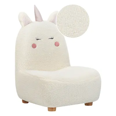 Teddy Kids Armchair Unicorn White LULEA