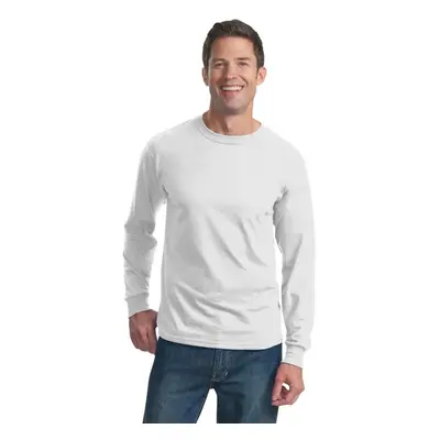 Fruit of the Loom Adult oz. Long-Sleeve T-Shirt White 2X