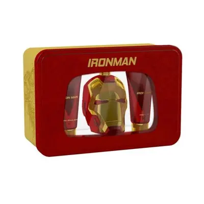 Marvel Iron Man Pcs Set For Men: 3.4 Eau De Toilette Spray + 3.4 Shower Gel + 3.4 After Shave Ba