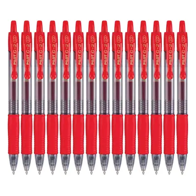 Pilot G2 Premium Gel Roller Pens Bold Point mm Pack of Red