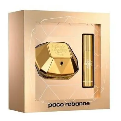 Paco Lady Million Pcs Set: 1.7 Eau De Parfum Spray + 0.33 Oz Eau De Parfum Spray