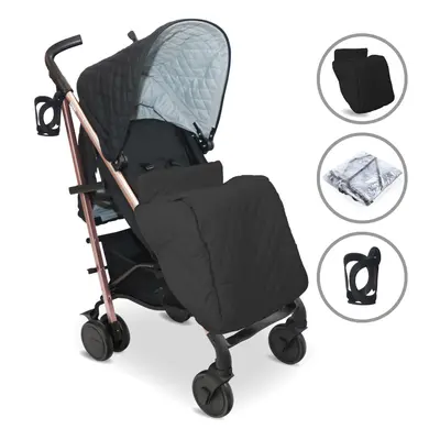 MB51 Plus Stroller - Quilted Black