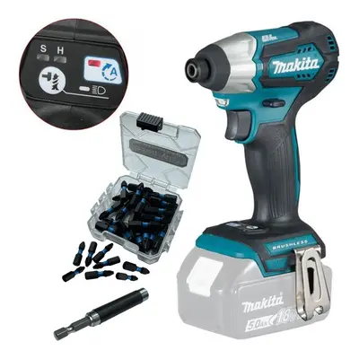 Makita DTD155Z 18v Cordless Brushless Impact Driver + A-Mode + 25PC Bit Set