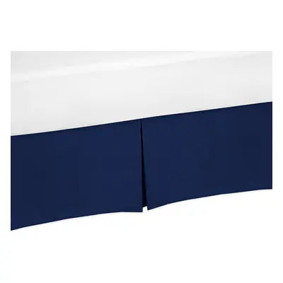 Navy Blue Crib Bed Skirt for Baby Bedding Sets