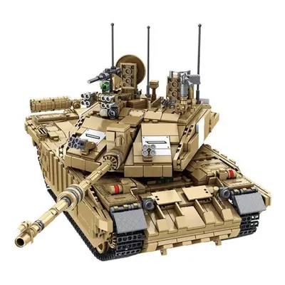 (as the picture) Meoa Military Ww2 Series 1687pcs Challenger Ii Main Battle Tank Set Building Bl