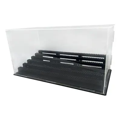 (Black) The Display Box Is Suitable For Building Blocks Minifigures,model Storage Dust Cover Dis