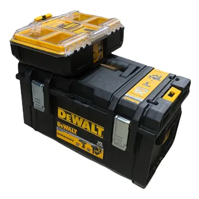 Dewalt Tough System DS300 Stackable Case Tool Box + 1/2 Width Deep Organiser