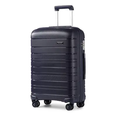 (Navy, inch) 1, Or Piece Hard Shell PP Suitcase With TSA Lock