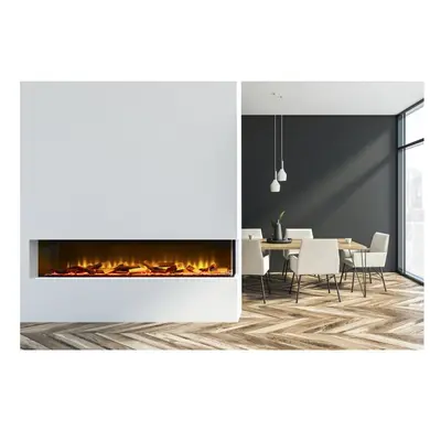 Acantha Aspire Fully Inset Media wall electric fire