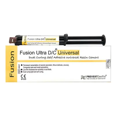 Fusion Ultra DC Self Cure Permanent Dental Cement for Crowns, Bridges, Inlays , Onlays, Tooth Re