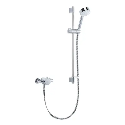 Mira Minilite Thermostatic Shower -Spray Pattern EV Rear-Fed Exposed Chrome