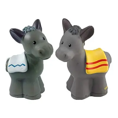 Little People Fisher Price Nativity Manger Replacement Two (2) Donkey (Pair of Donkeys)