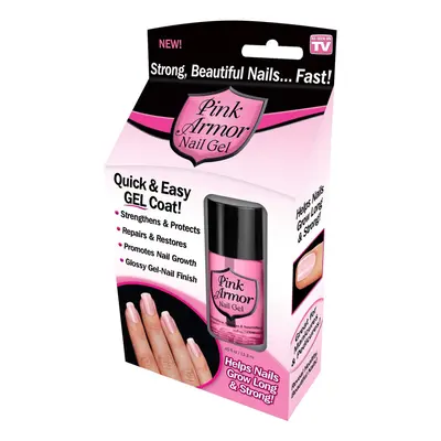 Ontel Armor Nail Gel, Pink, 0.45 Fl Oz, As Seen on TV