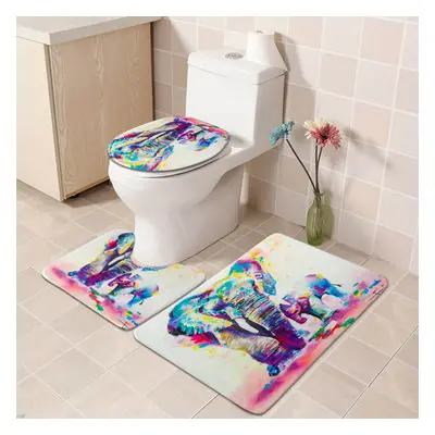 (C) 3D Shower Curtain Digital Printing Waterproof Polyester for Bathroom