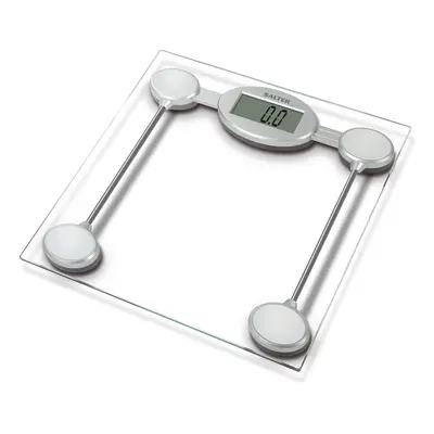 9018S SV3R Glass Electronic Bathroom Scale - KG Maximum Capacity, Easy to Read LCD Display, Tap 