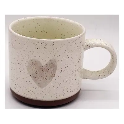 2017 Holiday Collection Ceramic Mug 12oz- Speckled Rose Gold Heart