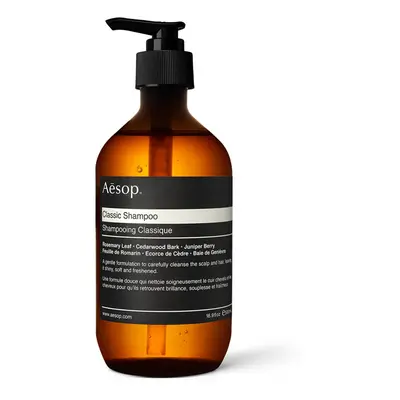 Aesop Classic Shampoo Hydrates and Softens Hair Mild Blend of Cedarwood Bark and Juniper Berry O