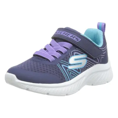 Skechers Microspec Plus-Swirl Sweet Sneaker Navy/Multi 3.5 US Unisex Big Kid