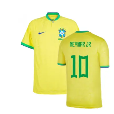 (XXL) Brazil Home Vapor Shirt (Neymar JR 10)