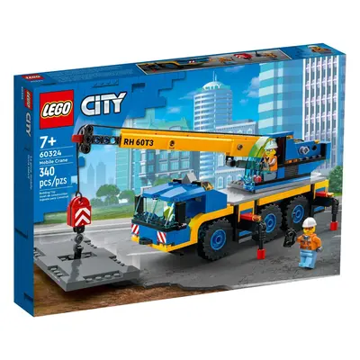 LEGO City Great Vehicles Mobile Crane Truck Toy, Construction Vehicle Model Building Set for Boy