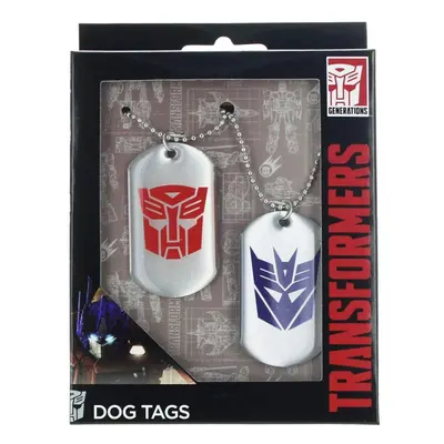 Transformers Autobot & Decepticon Logo Dog Tags