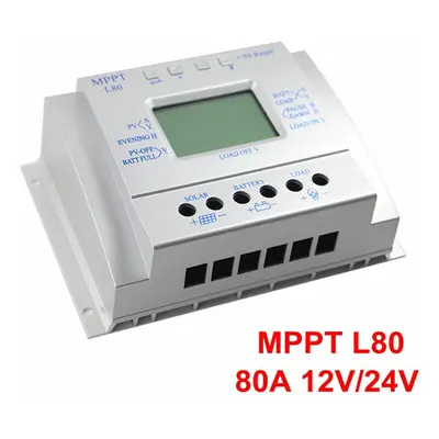 (80A) 12/24V Photovoltaic Power Generation System Solar Battery Charging Street Light Controller