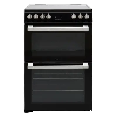 Hotpoint HDT67V9H2CB/UK Electric Cooker with Ceramic Hob - Black