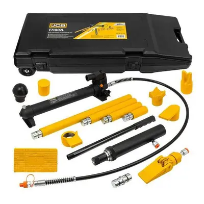 JCB Tonne Portable Hydraulic Jack Auto Body Repair Kit with Storage Case