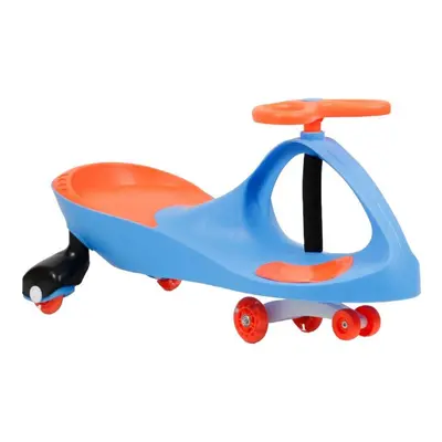 (Dark Blue) FLICKER SWING CAR RIDEON SWIVEL SCOOTER PLASMA CAR