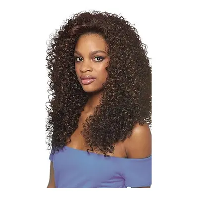 Outre DOMINICAN CURLY BUNDLE HAIR (1B Off Black) Batik Quick Weave Syn