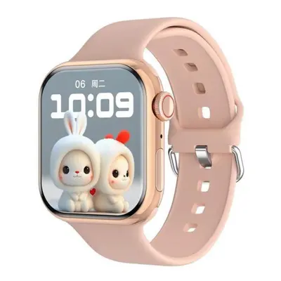 (pink) Watch Mini Smart Watch Women Rate Heart Body Temperature Bt Call Nfc Aod Fitness Men Seri