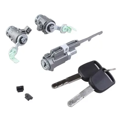 Ignition Switch & Door Lock Cylinder Keys Fit For Honda Civic Cr-v