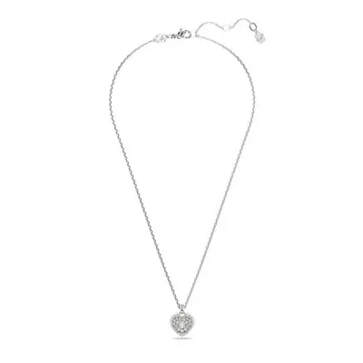 Swarovski Hyperbola White Rhodium Plated Heart Pendant