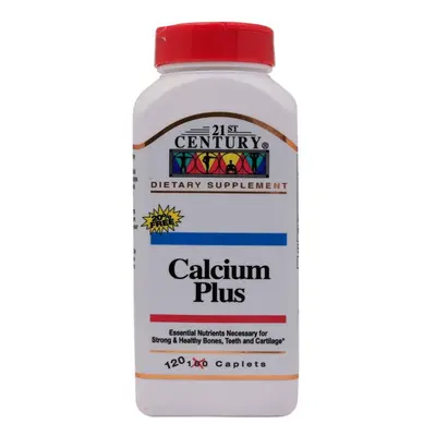 21St Century Calcium Plus Tablets 120's Helps Build Bone Mass