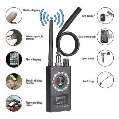 Rf Signal Detector Bug Anti-spy Detector Camera Gsm Audio Bug Finder Gps Scan