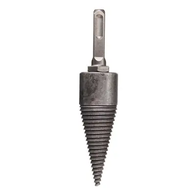 (Square Shank) Hex Shank/Square Handle Firewood Splitting Drill Bit Wood Cone Drilling Tool Kit