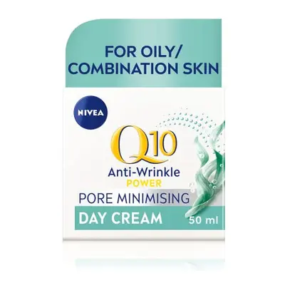 Q10 Anti-Wrinkle Power Pore Minimising Day Cream SPF (50ml), Anti-Wrinkle Face Cream with Skin I