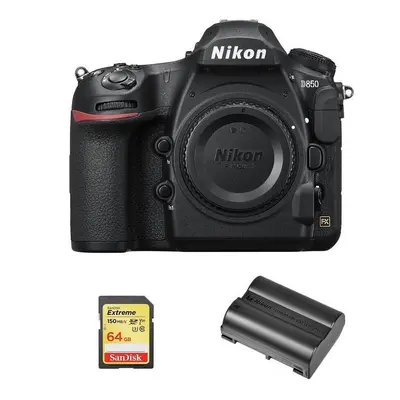 NIKON D850 Body + SanDisk Extreme 64G SD card + EN-EL15A Battery