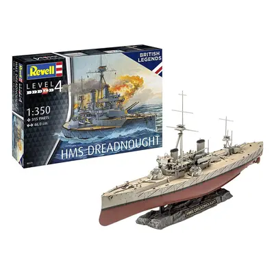 HMS Dreadnought Plastic Unpained 1:350 Revell Model Kit