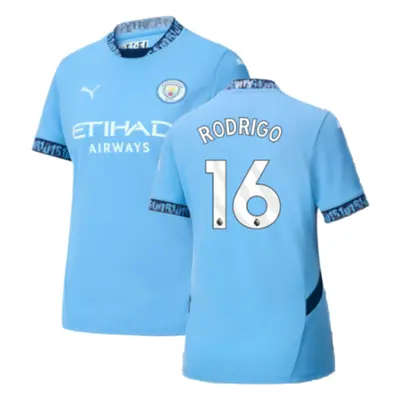 (S) Man City Home Shirt (Womens) (Rodrigo 16)