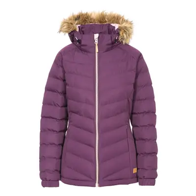 (16, Potent Purple) Trespass Womens Padded Hooded Casual Jacket Nadina