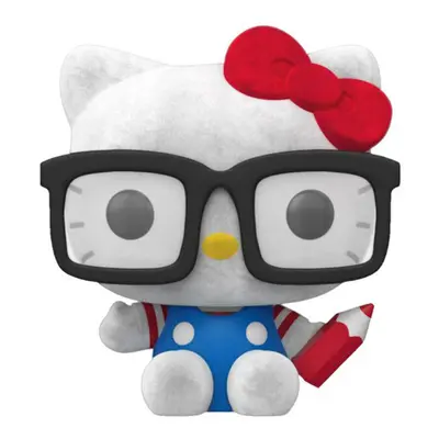 Hello Kitty Hipster Nerd w/ Glasses US Ex Flocked Pop! Vinyl