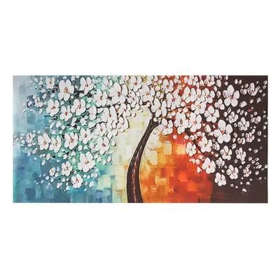 White Plum Flower Tree Oil Paintings Unframed Canvas Print Wall Art Picture Home Decorations