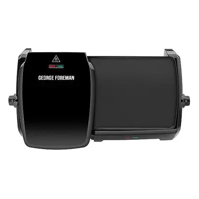 George Foreman Large Variable Temperature Grill & Griddle 23450, Black