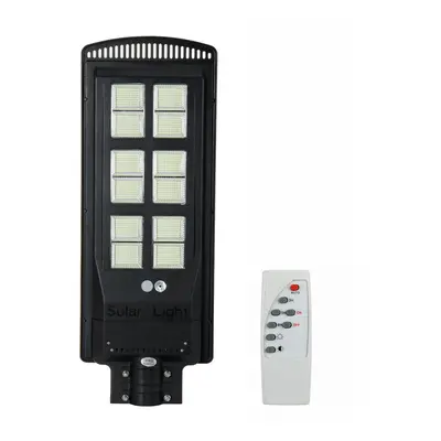 (Black, 720LED) 3800W LED Solar Street Light Motion Sensor Outdoor Garden Wall Lamp+Remote