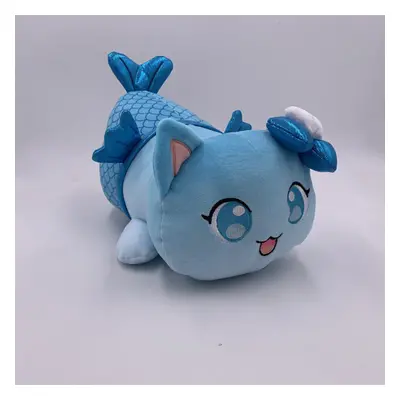 (Mermaid cat) New Aphmau Meow Meows Plush Doll Cat Soft Pillow Kids Toy Gift