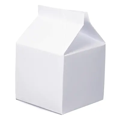 Darice White Party Favor Milk Cartons Piece