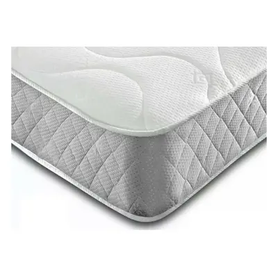 (3ft Single ) Memory Foam Quilted Sprung 18cm deep Mattress